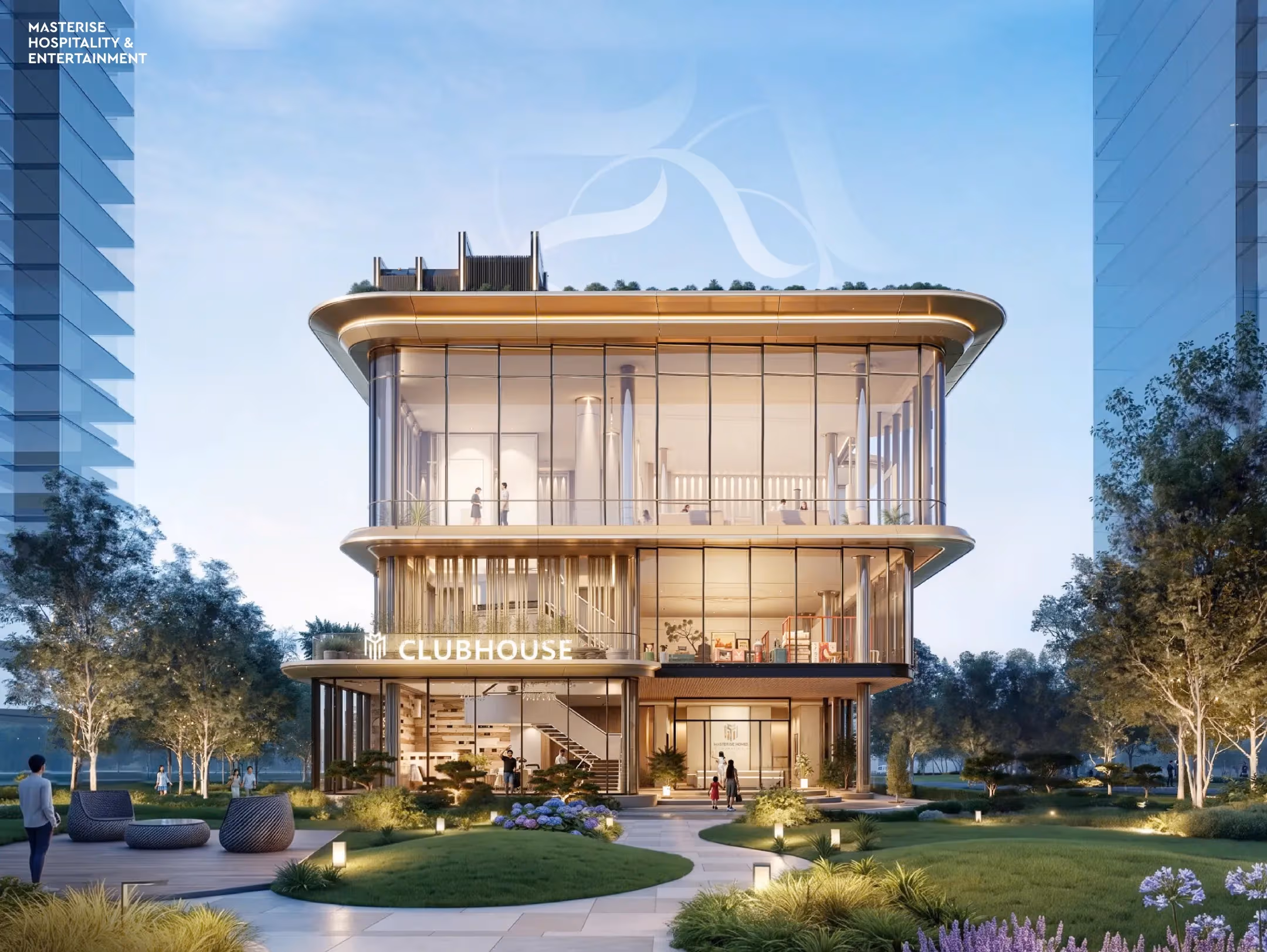 Phối cảnh minh hoạ Clubhouse LUMIÈRE Hanoi Seasons Garden