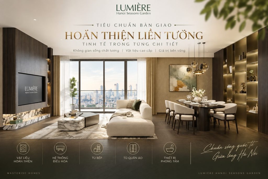 Tiêu chuẩn bàn giao Masterise Cao Xà Lá